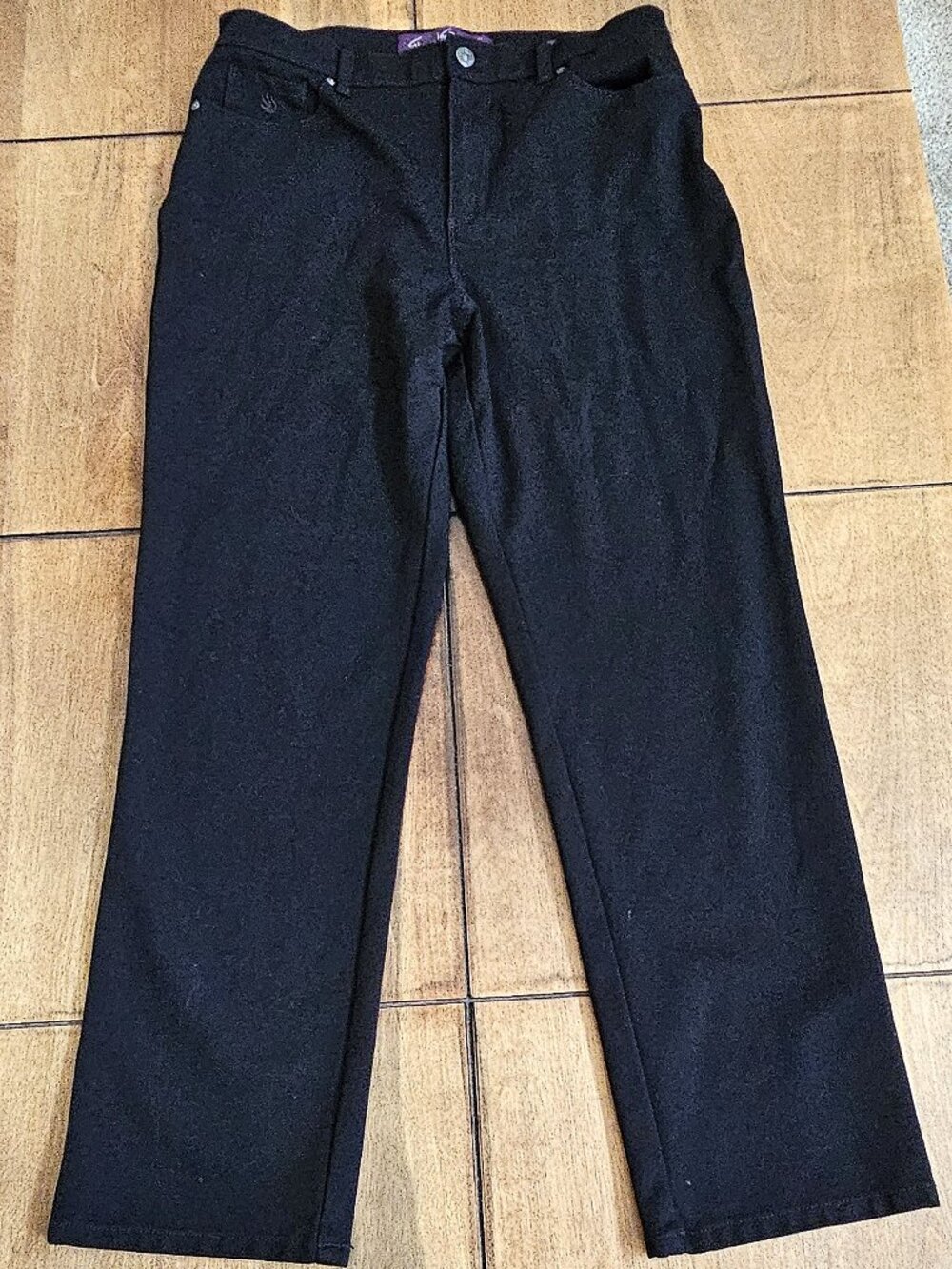 GLORIA VANDERBILT - Black stretch ankle jeans Amanda style - Picture 6 of 10